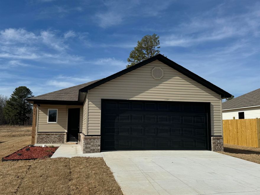 The Ridgeland plan is a sleek, modern looking plan that could be perfect for you! Come see this open concept plan with a spacious, airy interior that includes a clever offset front door!  Valuable upgrades in this home: 14'x10' uncovered patio, both toilets upgraded to elongated, plumbing faucet upgrade 2, 8" deep Kitchen sink, 16" laminate bar top in Kitchen, Luxury Vinyl Plank flooring in wet areas and Living Room and adjacent hallways, raised ceilings per municipal requirements, fiberglass exterior doors, Cheyenne style doors, baseboards level 2, 25in wide attic stairs, LED disk lights in Kitchen, full sod, stainless steel appliance pack.          THIS HOME IS SCHEDULED TO BE COMPLETE IN LATE DECEMBER.   ***AGENTS: PLEASE SEE AGENT REMARKS AND/OR SHOWING REMARKS FOR VERY IMPORTANT INFORMATION.***  PLEASE NOTE: The mailing address for this property is Cabot. The city that governs this neighborhood is Ward. The community is located in the Cabot School District.