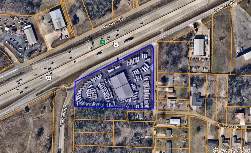 Commercial property for sale located on Highway 167 just north of Little Rock. 3.3 Acres on Highway 167. 14000sqft building on site! Call for more details.