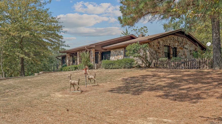 This exceptional property offers an incredible opportunity to own not one, but two homes on 5 acres in the heart of Crowley's Ridge, just outside Harrisburg, AR! Enjoy the tranquility of country living with wildlife, while still being close to town. This unique property has a inground swimming pool, a tranquil gazebo, and a detached shop (40 X 60), making it a truly special find.This property includes two separate homes, providing ample space for family, guests, or even rental income potential.