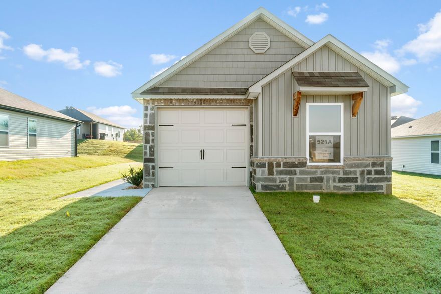 The Eastleigh plan offers a well-designed floor plan that perfectly balances comfort and functionality. With 3  bedrooms and 2  bathrooms, this home provides ample room for family living. The master bedroom is thoughtfully located separate from the other two, ensuring privacy and a peaceful retreat. The heart of the home features energy-efficient appliances, helping to reduce utility costs while maintaining a comfortable living environment. A dedicated laundry room is conveniently situated at the back of the home, tucked away from guest areas for added privacy and convenience. Learn more about this home today!   **SEE SHOWING REMARKS & AGENT REMARKS FOR IMPORTANT INFORMATION**