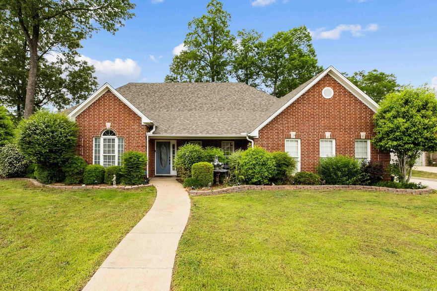 Welcome to this completely updated gem nestled in the desirable Longhills neighborhood! This home shines with upgrades throughout, including brand-new light fixtures and ceiling fans, updated flooring, and fresh interior paint that creates a bright, inviting atmosphere.  The kitchen features a new sink, garbage disposal, dishwasher and stove, perfect for everyday cooking or entertaining guests. Step outside to enjoy the newly built pergola over the back patio—ideal for relaxing evenings or weekend gatherings. The fully fenced backyard boasts a brand-new fence and gate, offering privacy and security.  Additional updates include a new roof and gutters installed in 2023, giving peace of mind for years to come. This move-in ready home combines style, comfort, and location—just minutes from local amenities, schools, and easy access to I-30.  Don’t miss your chance to make this beautifully updated house your new home in Longhills! AGENTS SEE REMARKS