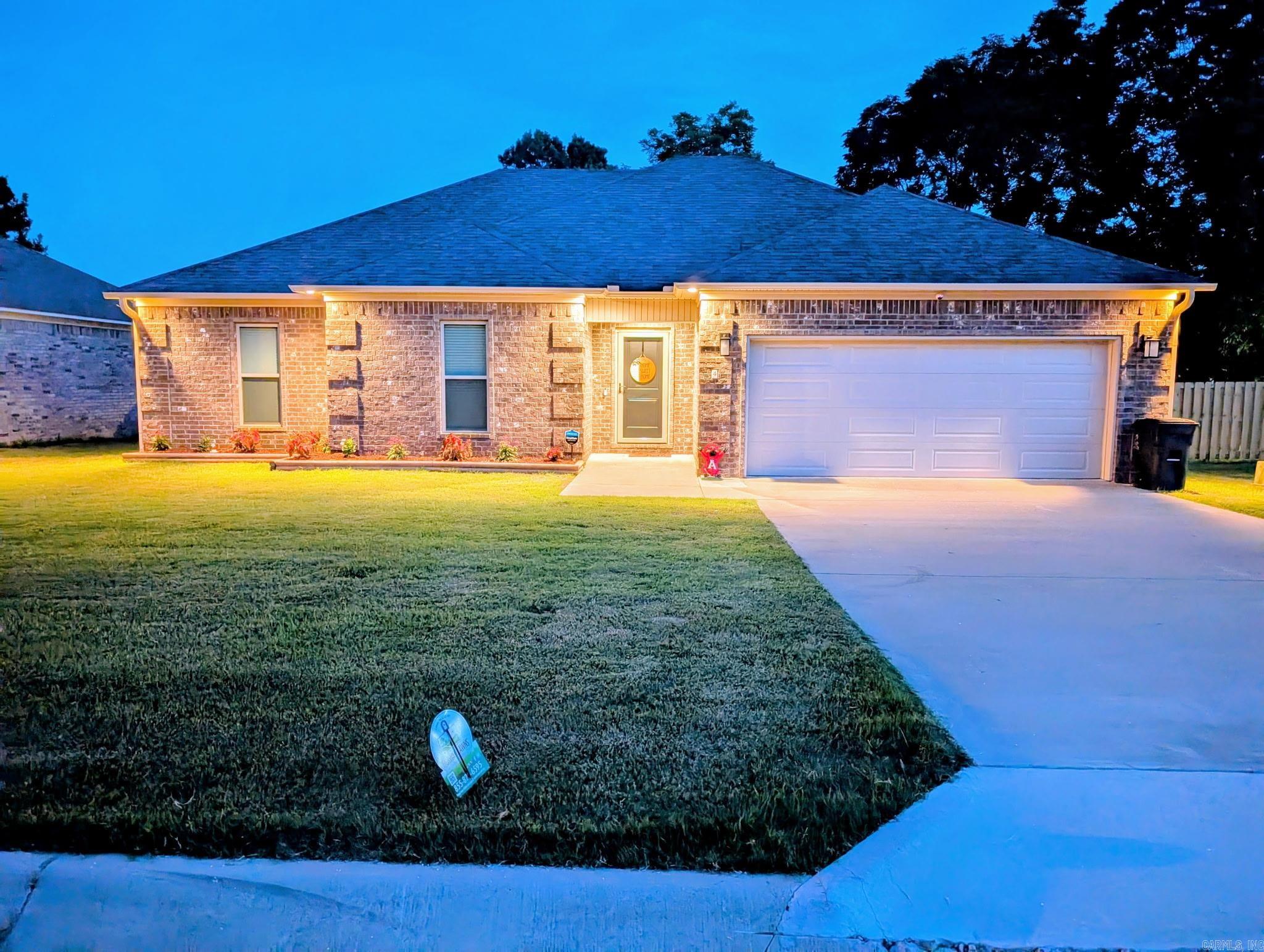 A rare findāone of only 3 oversized lots in this Vilonia community, offering .34 acres of fully fenced privacy. This beautifully maintained 4BR/2BA residence blends comfort and sophistication with 9-ft ceilings, rich LVP flooring, and an elegant split floor plan. The reimagined primary suite bath offers spa-level tranquility, while the kitchen boasts generous counters and cabinetry. Outdoors, enjoy an extended, covered patio with a 6-person hot tubāideal for both relaxation and entertainment. Two backyard storage buildings keep life organized. Fresh landscaping and designer downdraft lighting create perfect curb appeal. The solar panel lease will be paid in full at closing, with valuable 1:1 energy credit grandfathered ināoffering long-term savings future buyers wonāt find elsewhere. Conveniently located near shopping, dining, and top-rated schools. This is the turn-key oasis youāve been waiting for.