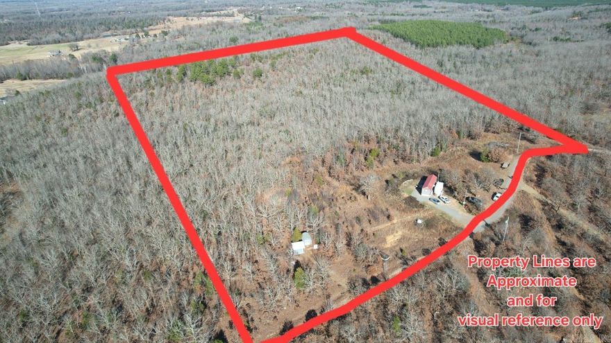 Wow! What a view! This 24.14 acre parcel is perfect for a deer hunting retreat or to build your dream home with a perfect view. It has a tiny house on it and a couple sheds. It is zoned Vilonia school district. Call today for more details!