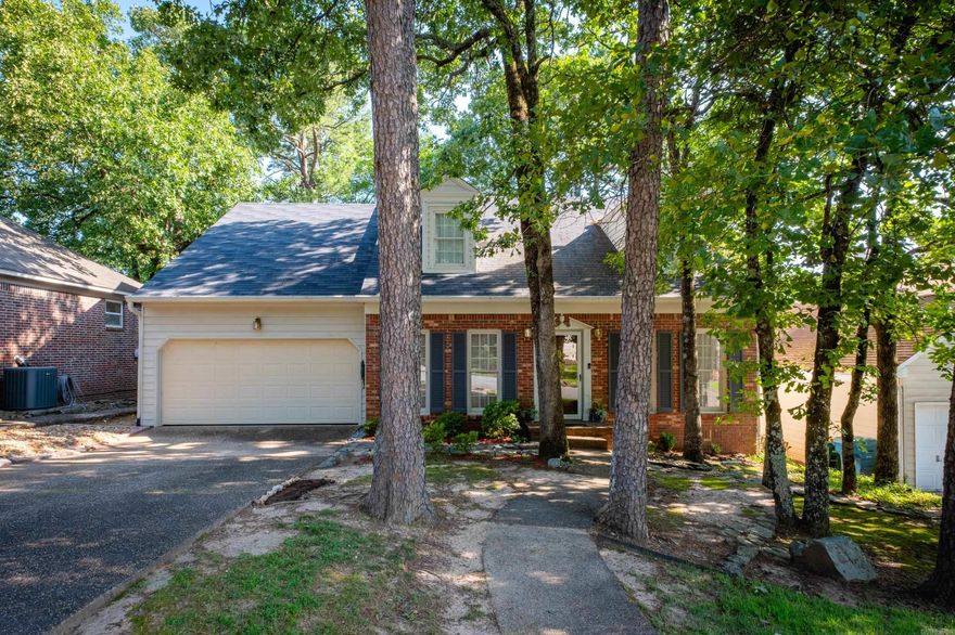 Welcome home to 10 Cedar Branch Drive on a quiet private street near tons of shopping, restaurants, and schools! This 3 bedrooms/2.5 bath home offers the primary suite on the main level, plus main living area with fireplace, formal dining room, laundry and second living area or office with built-in shelving and storage. There is ample storage and natural light throughout. The large kitchen has plenty of counter space, gas range, built-in microwave and island for additional prep work and seating. Refrigerator stays. Upstairs are two bedrooms and one full bathroom + large unfinished space (324 sqft) for storage or the potential to be added on to. The fenced-in backyard gives plenty of shade and privacy to enjoy the outside on the deck. Roof is less than 8 years old, one HVAC is 2024 and water heater is 2023. Two car garage and front and back sprinkler system. Zoned for Fulbright, Pinnacle View and Central High. This is a must-see as homes in this subdivision don't become available often!