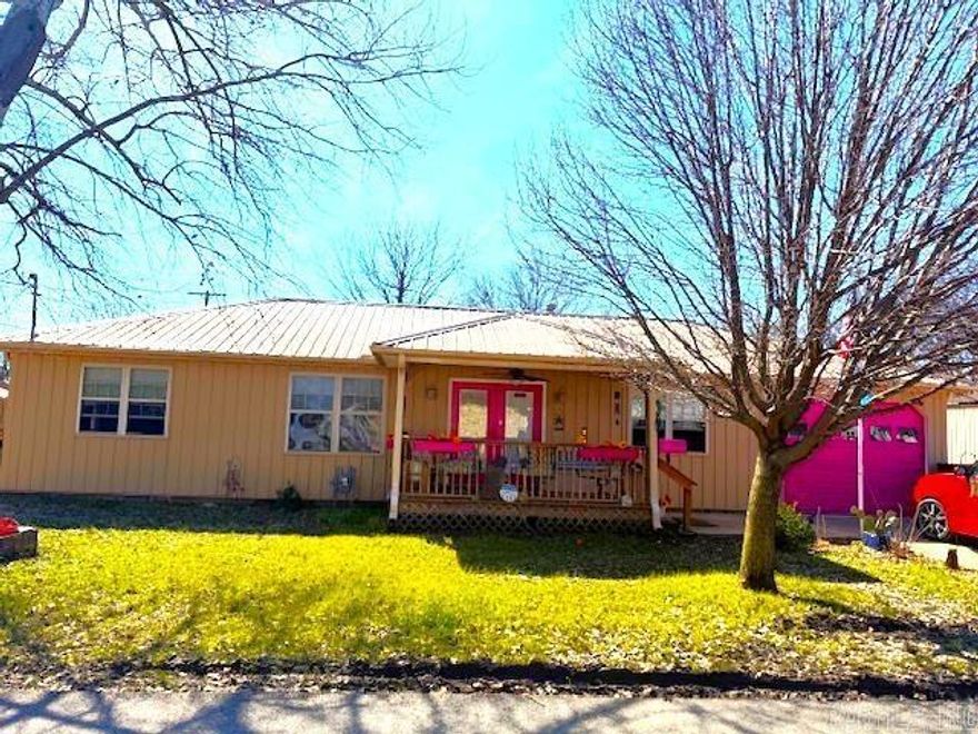 Just in Time for Your Move! This charming 2-bedroom, 2-bath home is perfectly situated in a desirable location, offering convenience and comfort. Step inside to discover a spacious living and dining room that provides plenty of room for both relaxation and entertaining. The kitchen features ample cabinetry, providing abundant storage space for all your cooking essentials. All appliances are 5 yrs old or newer and will convey with property. The fenced-in backyard offers a private retreat, complete with an above-ground pool, with an outdoor shower, perfect for those warm summer days. Need more space? The 30x40 shop adds a whole new level of functionality to this property, ideal for extra storage, a workshop, or even additional parking space. All this on a large corner lot  Shop also has a nice wood heater for the cold winter days. Pool is two yrs old with a new pump. Some furniture can be purchased separately.