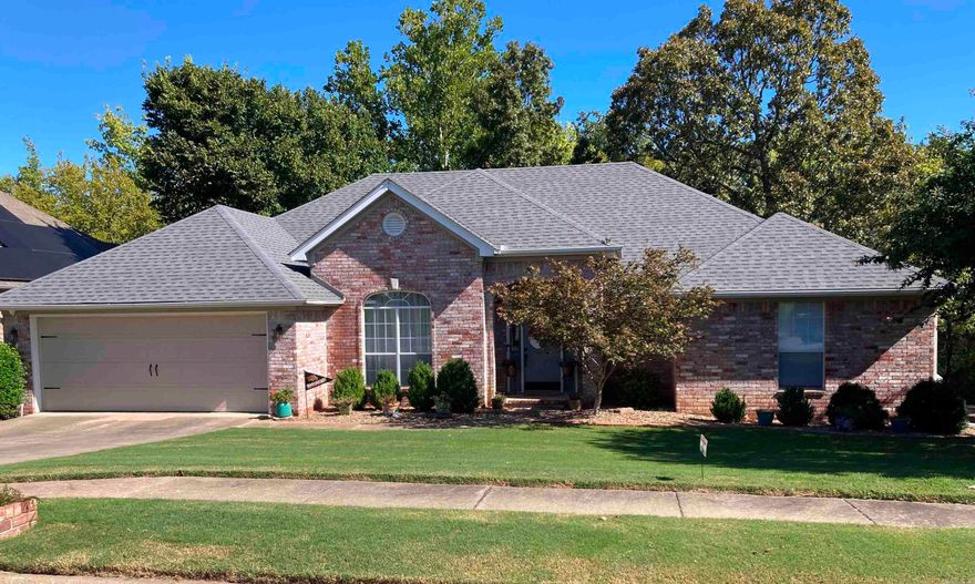 Updated and move-in ready!  Open living to dining to kitchen areas feature laminate flooring, lots of windows, and high ceilings.  Kitchen w/ granite counters/ tile backsplashes, updated appliances, beautiful cabintery, and pantry.  Utility room w/ extra storage off kitchen.  Split bedroom plan features large master suite w/ tray ceiling, and tiled bath w/ double vanity, separate shower, jetted tub and two, walk-in closets.  Second bedroom also features an ensuite bathroom.  Furnace and tankless water heater new in 2022, roof replaced in 2021.  Third bathroom situated between bedrooms three and four.  Screened porch, plus look for wildlife visitors in a gorgeous, tranquil backyard from an approx. 26' deck that backs to creek.  Great, NLR Summerwood location.   ****AGENTS, please see "Agent Remarks"****