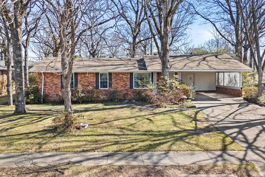 Nice Lakewood Home that has 3 bedrooms, 2 baths+2 living areas! Original Hardwood floors in Living room, hall, and 3 bedrooms.The living room has a fireplace that is beautifully encased with cabinets. Kitchen is spacious and is loaded with cabinets and Counter top space. Large Den on the back of the home has  lots of windows to view the level back yard, that is fully fenced. The master bedroom has a good sized closet and the master bath has a step in shower. Walking distance to the lake!!! Come see this one!