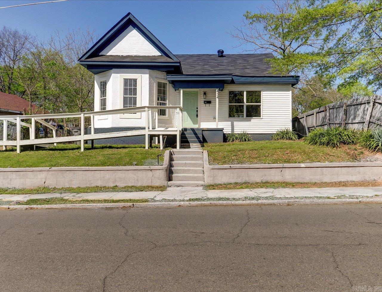 Wow! Check out this stunning 3-bedroom, 2-bath home in town that has been completely remodeled! Built in 1900, it boasts a solid structure with spacious rooms and walk-in closets. The charming turret room, which was once a parlor, is now a cozy bedroom with an en-suite bath. Enjoy a brand-new kitchen featuring stainless steel appliances, a breakfast room, and laundry area. The newly updated bathroom serves two bedrooms with a walk-in shower. Additional highlights include a handicapped ramp for easy access to the front door, a concrete driveway, a large fenced yard, and a storage building. Fresh paint inside and out complements the amazing wood floors! ?#StunningHome #HomeForSale #RemodeledHome #3Bedroom #2Bath #CharmingTurret #SpaciousRooms #Handicap Access