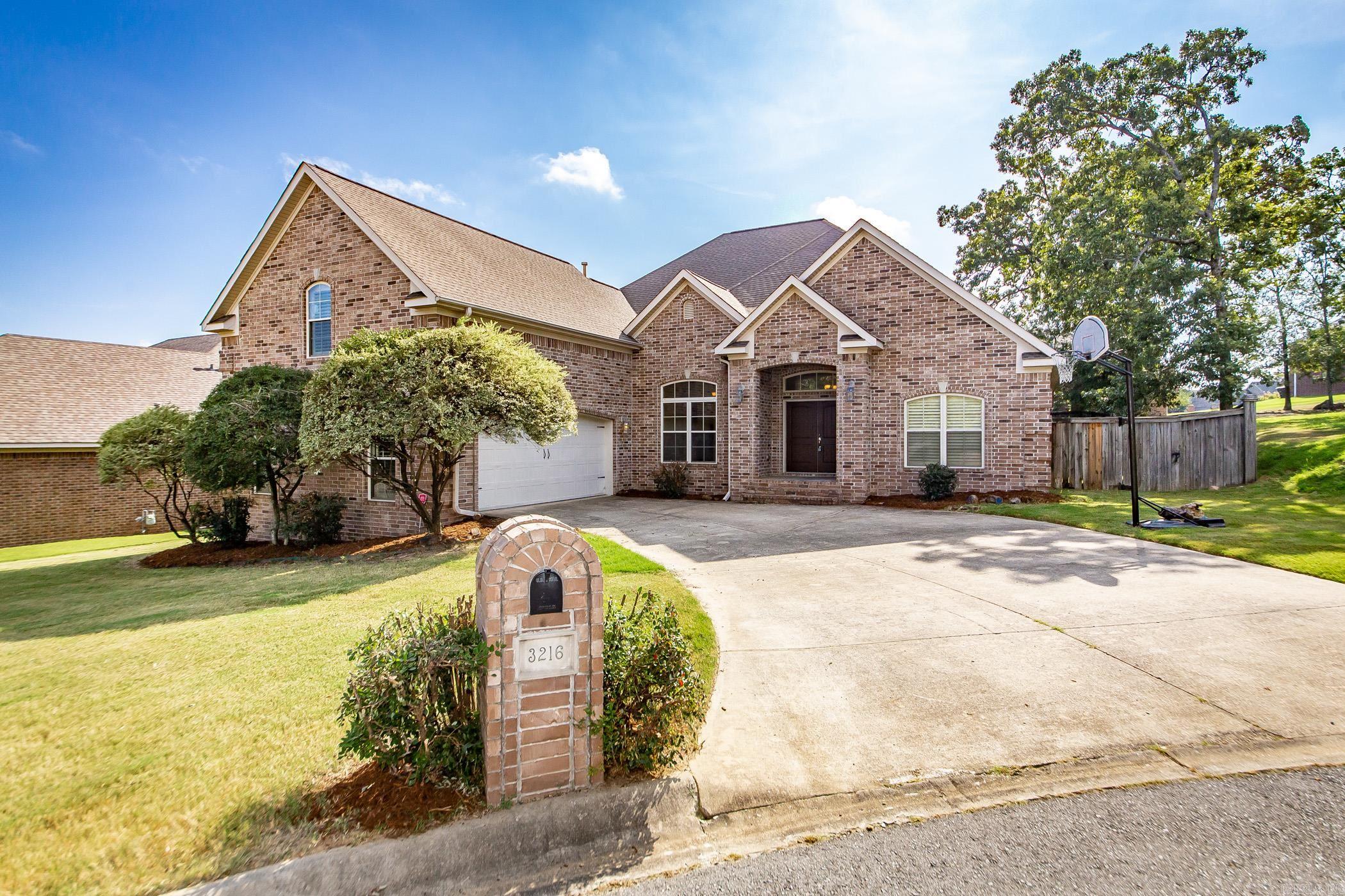 What a beauty! ALL NEW CARPET AND PAINT, this executive style home is tucked away in a cul-de-sac with lots of privacy. This home offers a large entry way, formal dining room, large family room with fireplace, French doors open to separate office or living room off the entry way, chef's kitchen, with separate eating area, primary suite is located on the main level with a beautiful bath area. 3 bedrooms are located on the other side of the home with their own bathrooms. Upstairs has a bonus / game room or 5th bedroom. Large, fenced backyard with a covered patio.