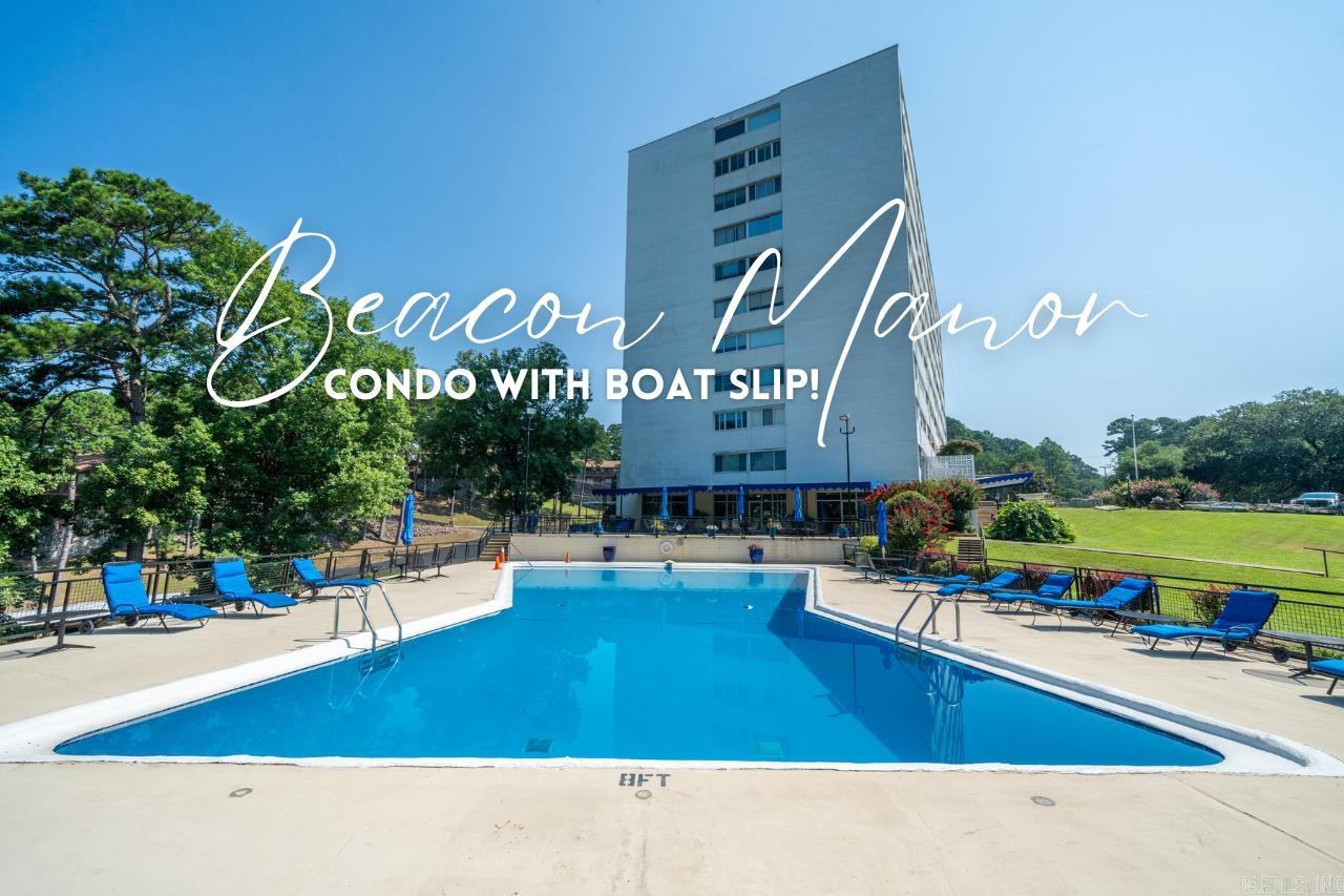 Lake Life with Perks! BOAT SLIP AND COVERED PARKING INCLUDED. Welcome to Unit 510 at Beacon Manorāan iconic lakefront building situated on the main channel of Lake Hamilton! This 1BR/1BA condo not only features an updated kitchen with granite countertops, a spacious bedroom with en suite bath, and a large walk-in closetābut it also includes a coveted boat slip and covered parking, making lake living easy and convenient. Whether you're looking for a full-time residence or a weekend getaway, this unit checks all the boxes. Low POA fees cover water, sewer, trash, exterior/common area insurance, grounds maintenance, pool access, tennis & pickleball courts, gated entry, professional landscaping, and an on-site building manager. Enjoy the best of Hot Springsājust 10 minutes from Oaklawn, shopping, and dining, and only 15 minutes to Bathhouse Row and scenic hiking trails. Nightly rentals are allowed, offering great investment potential. Donāt miss your chance to own in one of Hot Springsā most desirable communitiesāwith your own boat slip and covered parking included! Schedule your private showing today!