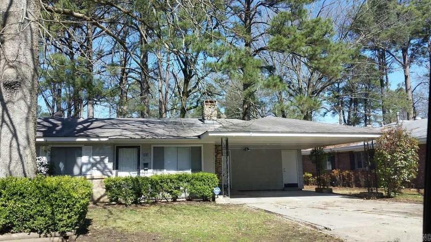 Cute 3 Bedroom, 1.5 bathroom Little Rock home for rent. Updates throughout home, fireplace, located in a nice quiet neighborhood.   Available in February