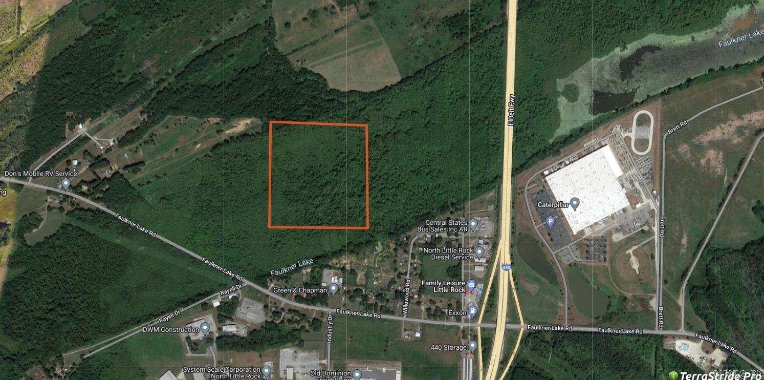 40 acres just outside Little Rock and North Little Rock. With a little work you should have a decent little duck hole