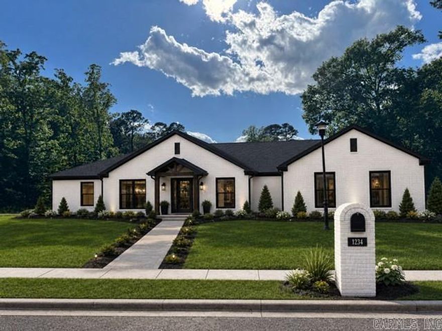 Welcome to 108 Turtle Creek in Gurdon, AR—a stunning new construction home that blends modern style with everyday comfort. Situated on a spacious lot, this beautifully designed property offers 3 bedrooms plus a versatile bonus room that can easily serve as a 4th bedroom, game room, or home office.  Step inside to an open-concept layout filled with natural light, soaring ceilings, and rich wood flooring. The gourmet kitchen is the heart of the home, featuring sleek countertops, a large island, custom cabinetry, and designer finishes—perfect for entertaining or daily living. The living area showcases a striking fireplace feature wall, adding warmth and sophistication. See agent remarks.   The primary suite offers a spa-like retreat with dual vanities, a soaking tub, and a beautifully tiled walk-in shower. Additional highlights include spacious secondary bedrooms, a stylish game room, and thoughtfully curated finishes throughout.  Enjoy peaceful surroundings with plenty of outdoor space to relax or entertain. This home offers the perfect balance of luxury, function, and comfort—schedule your private showing today! Agents see agent remarks