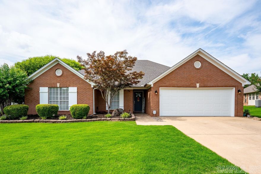 This beautiful home is located on one of the quietest, cozy cul-de-sacs in St John's Subdivision. Upon arriving you'll quickly notice the home has a lovely, lush lawn and fresh landscaping.  You will enter the home into a true foyer which opens to a large living room to check the box for "home must have a great entertaining space".  The kitchen has ss appliances, pull outs and great prep space making for a happy chef of the house. A unique feature is the six seater banquette making dinner time so fun for you and your guests. The formal dining room is currently being used as a second tv room or game room.  The primary bedroom is large enough for an office space or sitting area with it's own access to the deck. Whether relaxing on the deck, hanging out at the bar space or preparing your meal at the grill in the covered kitchen, this backyard is sure to be a favorite. The yard has space for an above ground pool, jungle gym, and trampoline while still allowing a place to nestle a swing for some peace and quiet. Smart Garage Door installed March 2023. LVP L.R & Hallways 2023. Water heater 2021. Furnace 2015. Roof 10-12 yrs. Wired security system & google camera to convey. Safe Room.