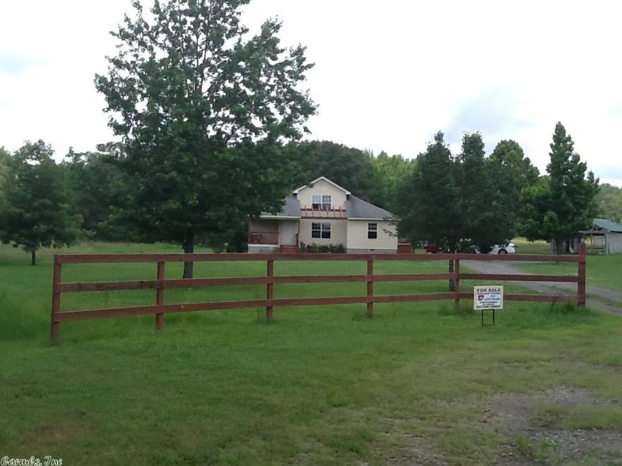 Country living at it's best.  Lots of privacy at the end of the road.  Enjoy this 3bedroom 2bath w/bonus room or a 4th bedroom,open floor plan.  Home sits on 3.25 beautiful acres.  Great school District (Vilonia).  Has partial completed 20x24 shop.  Properties like this are hard to find.