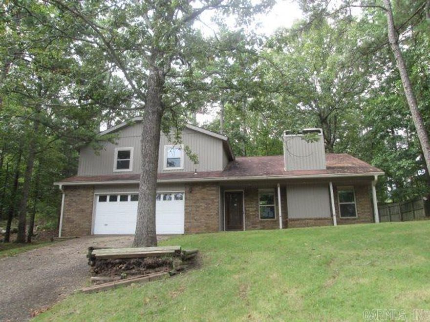 Stoneledge subdivision features a large three bedroom and two and half bath home and split level floor plan. Open spacious living room with brick fireplace. Large backyard with deck  great for entertaining. Lots of space for the price. Call today for details.