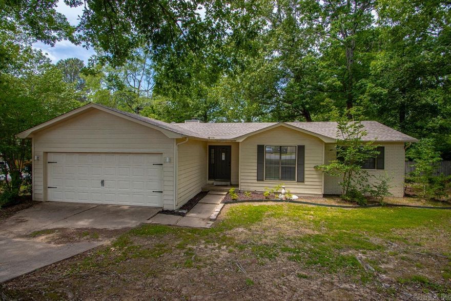 Location, Location, Location! Nestled in Raintree Acres in the heart of Bryant sits this 3 bed, 2 bath home just seconds from everything Saline County has to offer. And with the addition of Bryant Parkway, you’re only moments away from easy access to both Little Rock and Benton. Step through the front door and you’ll find a spacious living area complete with a brick fireplace. The kitchen offers plenty of cabinet space along with laundry hookups, making it easy to keep everything convenient and functional in one area. Down the hall are two spare bedrooms and a full bath. The primary suite features a large walk-in closet with plenty of storage space. Out back, you’ll find a deck overlooking a private backyard setting — perfect for relaxing or entertaining. This home does have foundation movement and has been priced accordingly. Agents, see associated documents for the full inspection report.