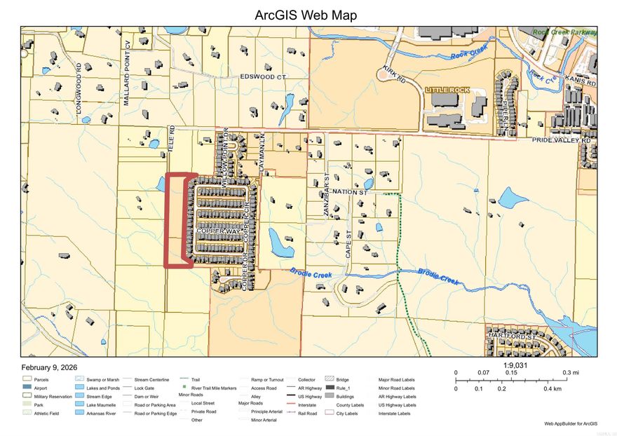 Unique opportunity to acquire 7 acres in the heart of west Little Rock.