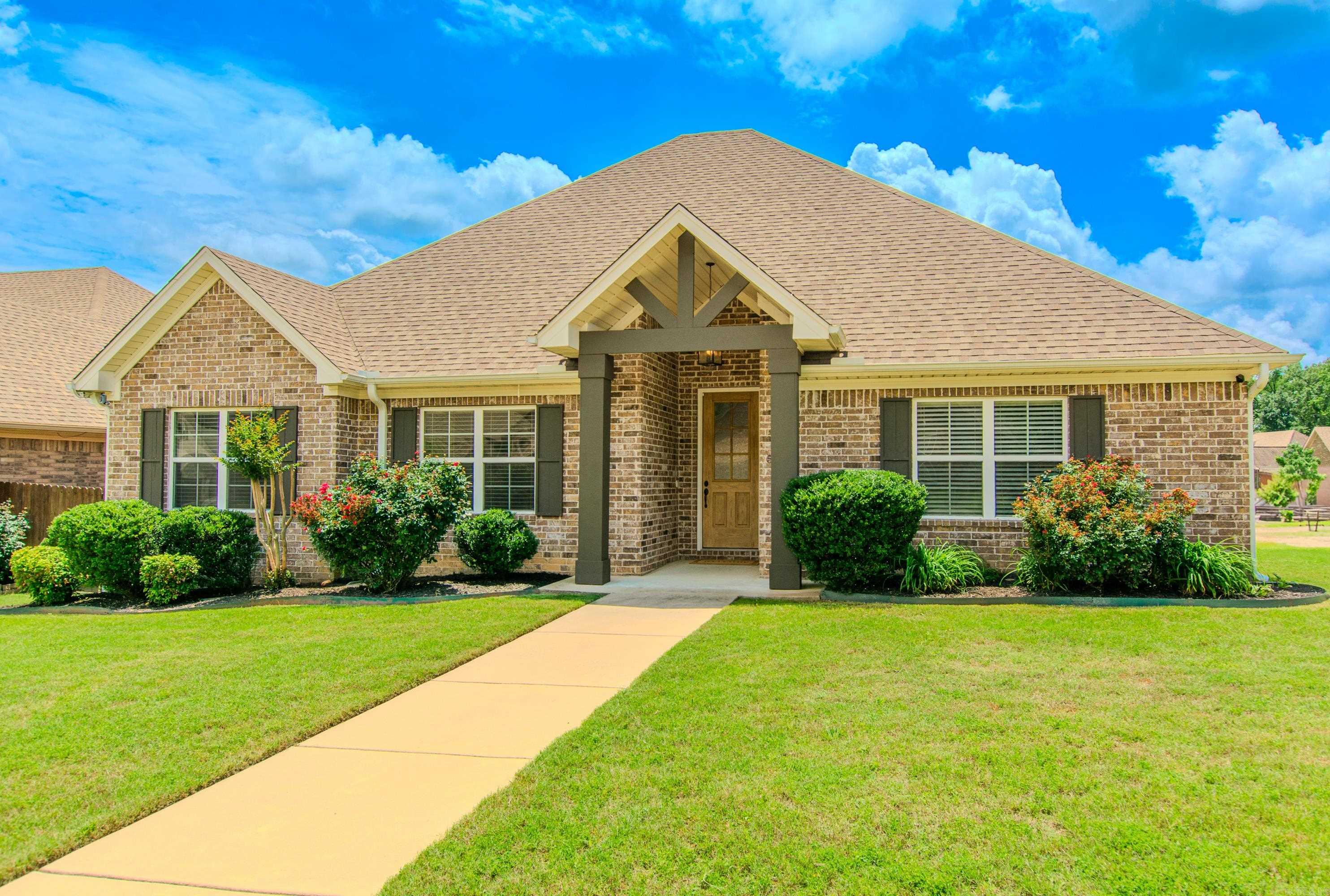 Located in one of Benton's most desirable neighborhoods, this beautifully maintained home is the perfect blend of comfort, style, and convenience. Featuring 4 bedrooms and 2 bathrooms, this home offers an open-flow layout with an abundance of oversized windows for natural light and modern farm finishes throughout. Beautiful hand-scraped hardwoods, new carpet, loads of crown molding. Granite counters in the kitchen and both bathrooms, stainless steel appliances, new smooth top range. The huge primary suite is a private retreat with spa-like bath, large tiled shower, dual sink vanity, and generous closet space. Need even more space? Donāt forget about the bonus room upstairs that can serve as a game room, an extension of your living space for a theatre room, or a private office. Laundry room is accented with a barn door, has built-in shelves, and hamper cabinets. New interior paint, Architectural shingle roof estimated around 2022, freshly mulched landscaping beds in front and back, rock landscaping, fully privacy fenced backyard with 3 gate entrances-2 single and 1 double, and covered back patio. What more could you ask for in perfect outdoor living space. Please see Agent Remarks.