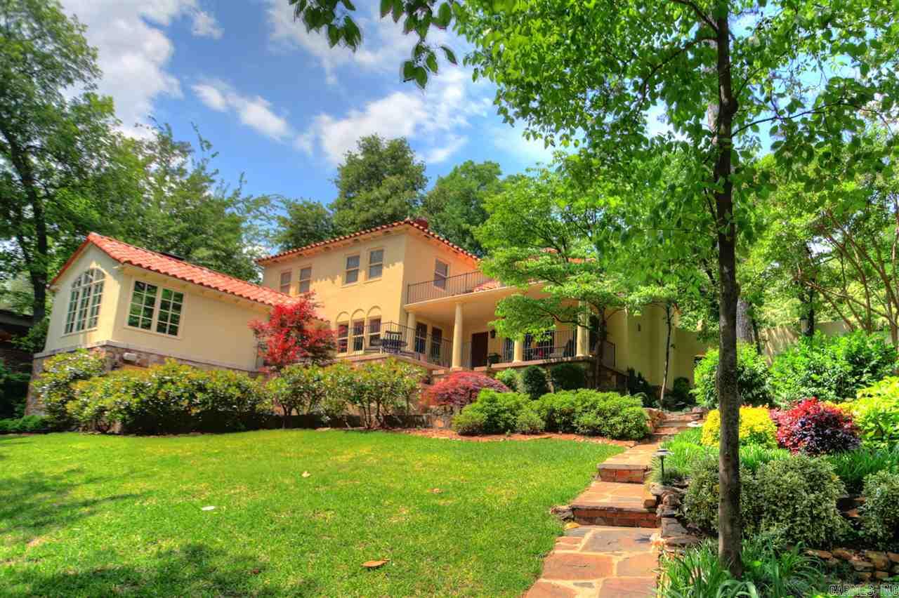 Fabulous Landmark "Prospect Terrace" home situated on two lots with gorgeous landscape. Spectacular renovation and design. The ultimate setting for family living and entertaining! Amazing décor! Inviting large formal living, Chef's kitchen that flows into family living with views overlooking terrace and grounds/gardens, Beautiful formal dining. Luxurious master suite on the main level -adjacent private courtyard. 4 or 5 bedrooms with 3 baths up. Stunning outdoor living spaces. Detached game room & garage.