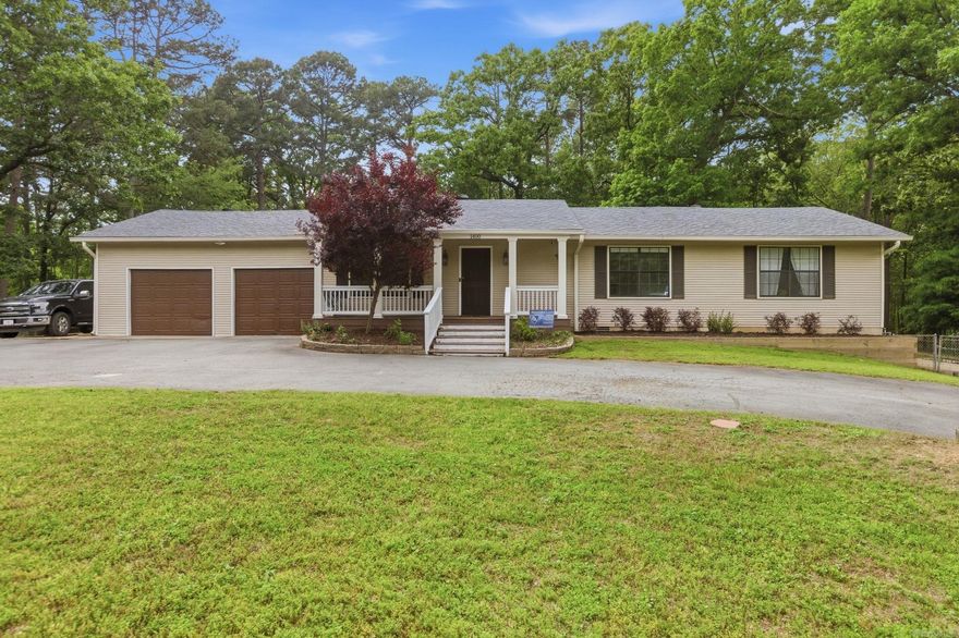 Welcome home to 1400 Stewart Rd, a beautifully updated and well maintained property set on approx 1 acre in West Pulaski County. This spacious home features all bedrooms on the same level. The primary bedroom has a en suite with a free-standing tub, double vanity and large closet. The open kitchen has granite countertops, stainless steel appliances, and a breakfast bar. The inviting living room with wood-burning fireplace opens to a large deck and fire pit as well as the fourth bedroom or bonus area. Enjoy peaceful outdoor living on the back deck (replaced 2025) looking out to wooded views, fire pit (2025), and storage building. A perfect blend of comfort, space, and privacy. Conveniently located to shopping and restaurants.