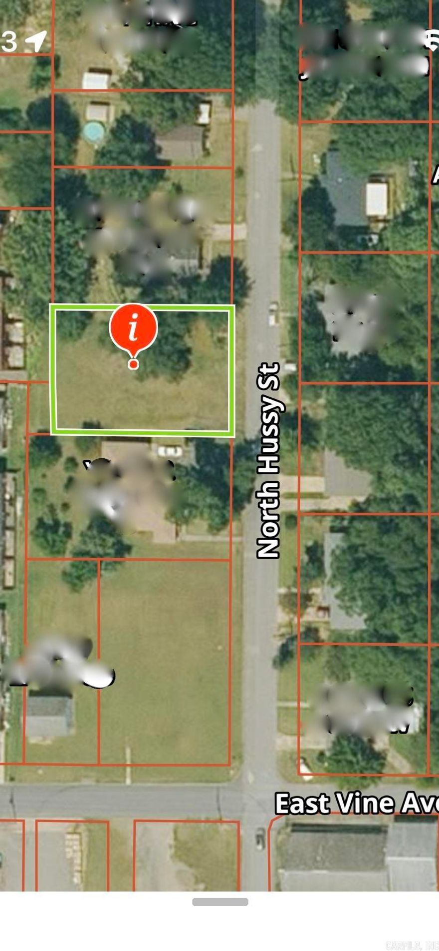 Level lot, great for an apartment or duplex. Near Harding University and downtown Searcy area.