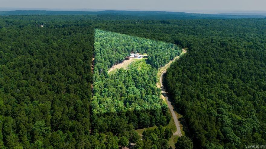 HUNTING!! AMAZING VIEW!! PRIVACY!!! This 15 acres is a dream come true!! End of the road privacy!! City water, fiber internet with 2 choices, trash pick up!! All the conveniences of the city but feels so remote! Only 25 minutes to Conway and West Little Rock, you are centered in between the two!  The land has walking paths right to your deer stand!! Build your dream home with a view as far as you can see!! This property is bordered on 3 sides by ARKANSAS GAME AND FISH LAND! You have your 15 acres and thousands of other acres at your access!! Mature Timber with dozens of huge White Oak, the Game and Fish Land is all timber as well! Deer and turkey in abundance on all the property, watch the wildlife from your window or deck!!  Realtors see confidential remarks!!
