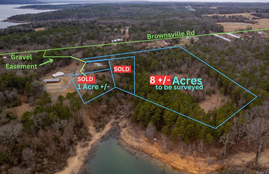 WATERFRONT ACREAGE! Don't miss this opportunity to own this much land at the end of a protected cove on Greers Ferry Lake. Lake front land of this size is rare. With a fantastic big water view toward Eden Isle and an easy walk to the water, you'll have to decide whether to develop it or keep it all for yourself. It's an easy drive to town and you can get a boat slip in the nearby Shiloh Marina or launch around the corner at Cherokee Recreation Area. Call today to see this by car or boat!