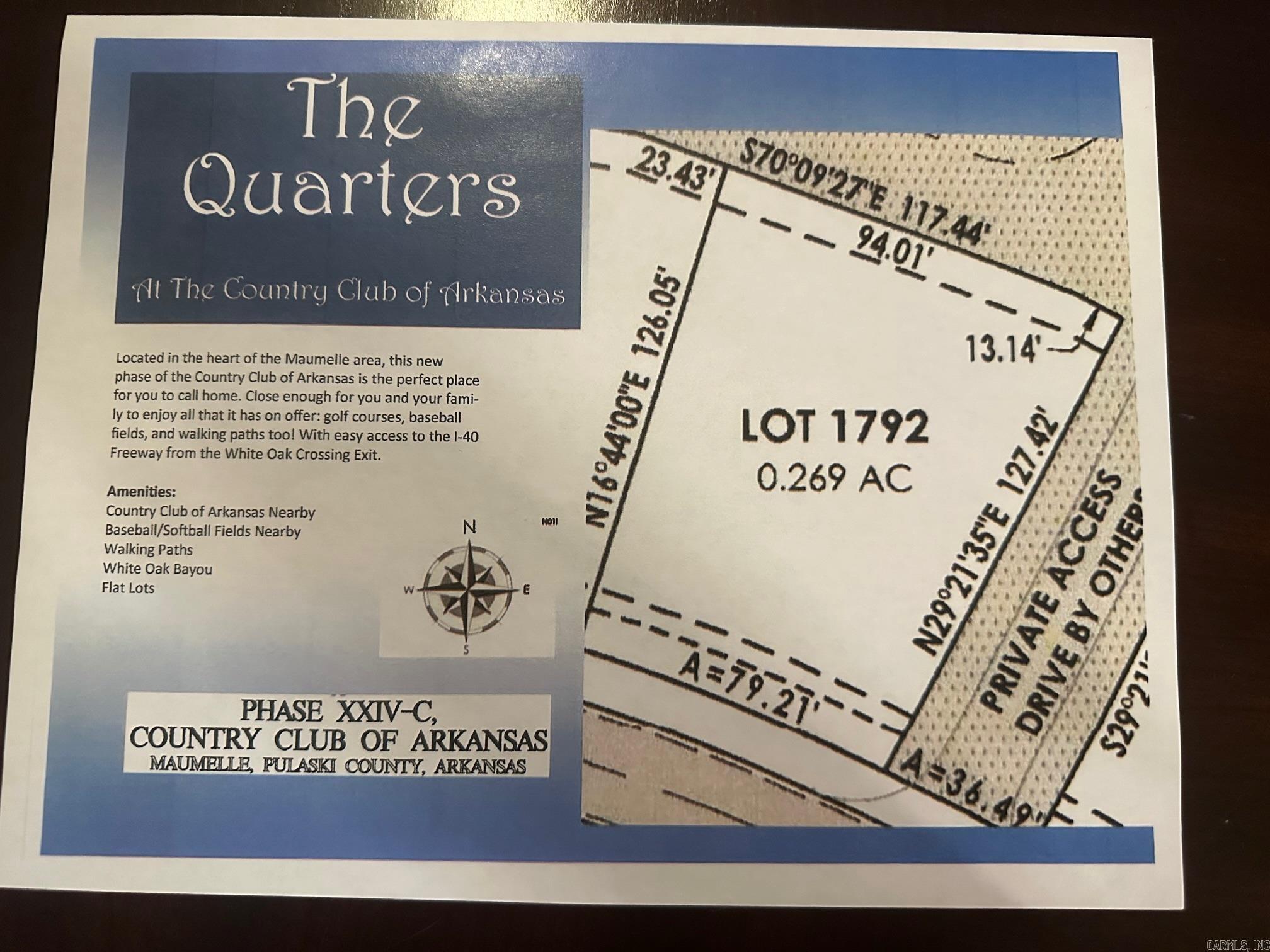 COUNTRY CLUB OF ARK THE - Land