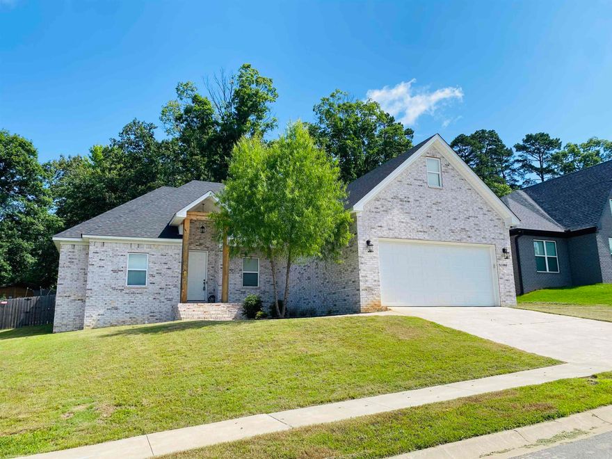 Built in 2022, this stunning 5-bedroom, 2.5-bath home offers modern living with an open floor plan perfect for entertaining. The spacious living area flows seamlessly into the dining room and kitchen, featuring sleek finishes and ample natural light. A dedicated office provides the ideal space for working from home or managing daily tasks. 4 bedrooms on the main floor and a generously sized bedroom upstairs. With contemporary design, energy-efficient features, and thoughtful layout, this home combines style and functionality. All just minutes away from everything Bryant has to offer. Fenced in backyard. Tenant is responsible for all utilities. Washer/Dryer included, other furnishings available. No pets allowed. Deposit of $2800