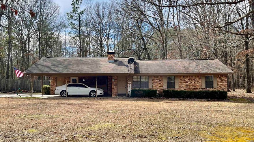 Looking for quiet country living? Outside shop with electric? This 3BR  2BA home has a 20x30 shop and sits on 2.5 acres. Nice covered patio for nights by the fire and grilling. A/C Unit 2019, Slab work was done in 2003 for leveling and seller has receipt detailing what work was done. Property does qualify for rural development for qualified buyers.