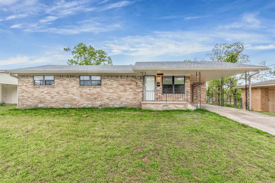 This home was COMPLETELY renovated...and it is BEAUTIFUL! Everything has been replaced and/or updated! New roof, including siding & facia! Completely remodeled bathrooms, all new vinyl plank flooring, all new LED lighting, kitchen refinished w/ beautiful backsplash, and fresh paint all throughout! Great floor plan with large living room and eat-in-kitchen. Extra storage space in the laundry room. Covered back deck overlooking your flat & fully fenced yard! Really a nice place!