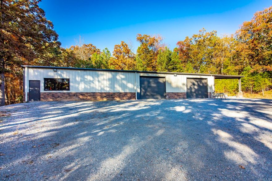 Sitting on a little over 3 acres, this partially finished barndominium offers a great mix of space, flexibility, and future potential. It was previously used as a business and office area, so the basics are already in place—making it easy to finish out as a home, keep it for work, or design a setup that does both.  The land is a major bonus. It’s already divided into parcels, giving you the option to build more later, sell off lots, or simply enjoy the extra room without any extra steps.  It’s a property with a head start and plenty of directions you can take it, whether you’re looking for a project, an investment, or your own custom setup.