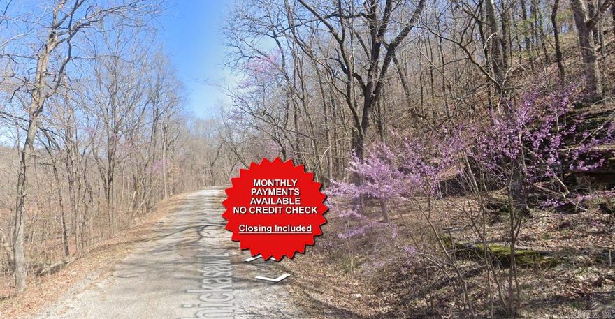 County appraised value $7500. Owner-finance available for easy terms. Nice lot to develop or hold for future value. Water and sewer available at street. Owner/agent. Finance is $250 down and $295 a month for 10 months. Quit claim deed conveys. Closing costs are included. Bulk land sales specialist with the best land prices in Arkansas. Over 10 years, as a licensed Realtor, selling land.  Parcel ID# 320-03628-000