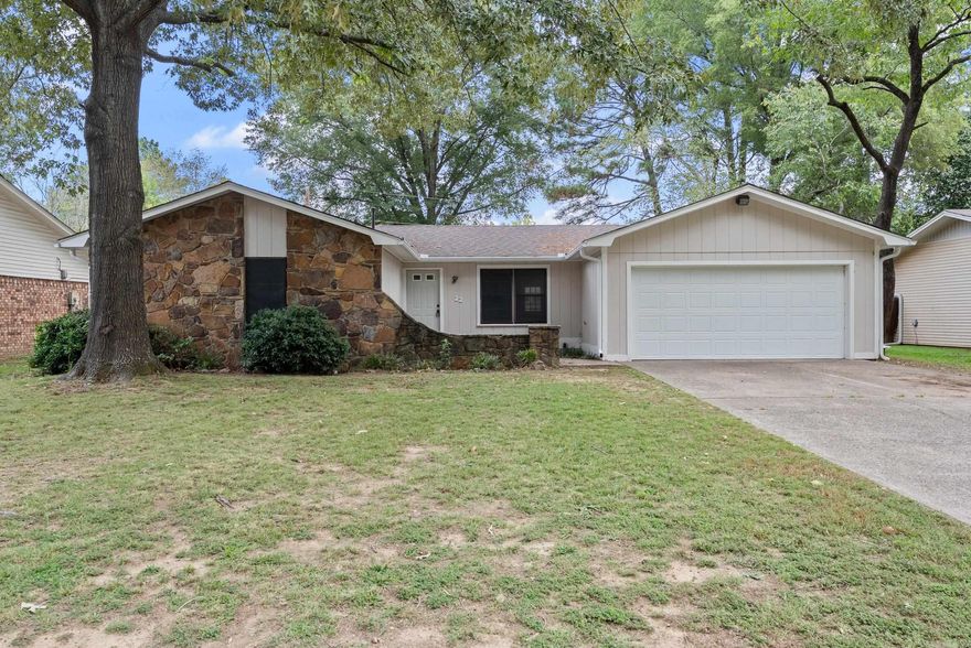 Welcome to this beautifully remodeled 3-bedroom, 2-bath home, where modern design meets everyday comfort. Outside, enjoy a fenced-in backyard. Nestled in a quiet, established neighborhood just minutes from shopping and dining and quick access to the interstate.