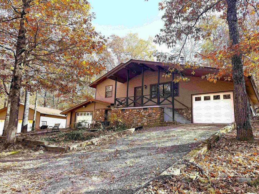 Take a look at this beautiful home just minutes from Greers Ferry Lake. If you are looking for a Lake getaway or a full time home this is it. Plenty of storage for all your toys with a detached garage, 2 attached garages, storage shed and approx. 6 acres to spread out and explore. Home features 3b/2b with a large living room w/ wood burning stove. Sellers just converted the back screened in porch into a beautiful sunroom. Property also has a small pond behind the house with a pasture on the back of the property. Sun Room sqft has not been added. Buyers are encouraged to get separate measurements. Give me a call today to see this awesome property.