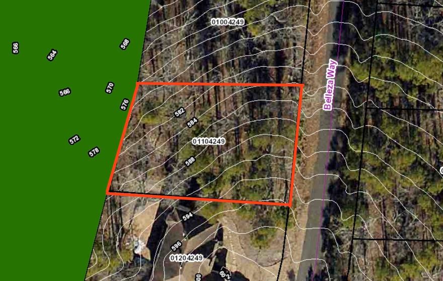 This lot has a near level building area located on a rise given an excellent view of  the 10th hole of the Ponce De Leon Golf course. Common property across the street provides an added measure of privacy. The Ponce de Leon club house with restaurant and additional club house facilities is just a short golf cart drive away. Lake Balboa's beach is located a short distance away on Ponce de Leon Drive.
