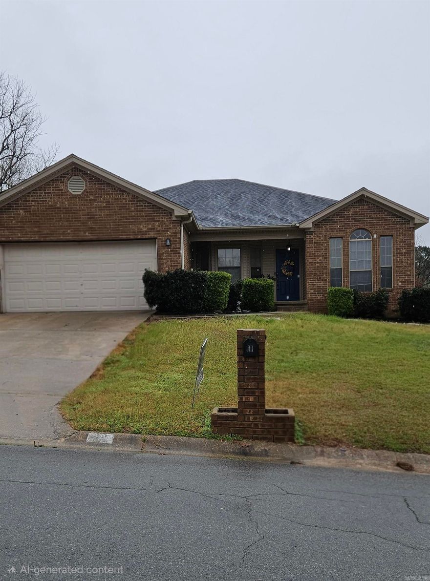 This charming split level plan is perfect for your first time buyer. Brand new flooring throughout. Brand new light fixture thought out.  New roof February 2026, Huge Master bedroom with large master bathroom with garden whirlpool tub and two Walk-in closets. The living room is huge with great vaulted ceiling.  Oversize backyard will be great for family fun.