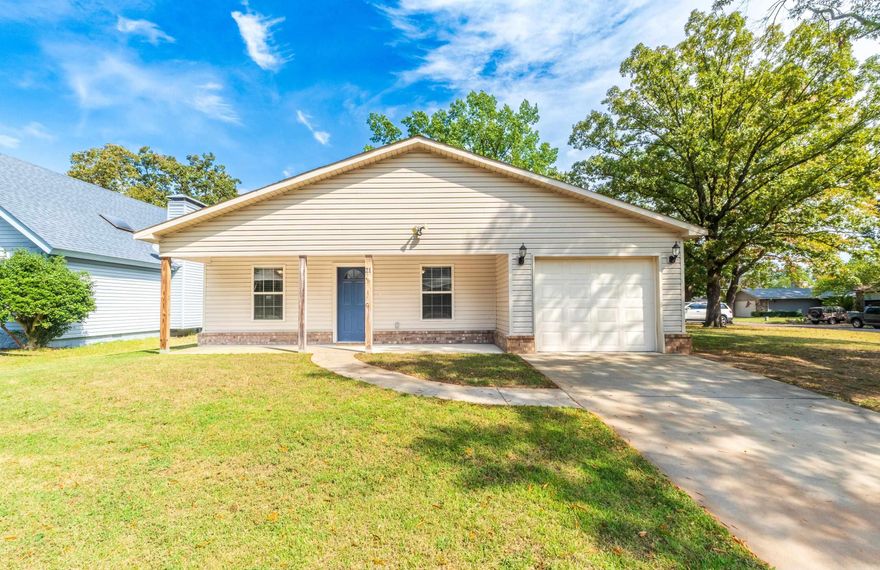 This Maumelle charmer is like new! Built in only 2016 with recently replaced carpet in the bedrooms. Truly a move-in ready turnkey home.  Quiet location in a culdesac that is walking distance to Pine Forrest Elementary.   This all electric home has luxury vinyl floors throughout the kitchen/dining/main living area, new carpet in the bedrooms.  Extra storage closet in the garage.  Beautiful wood cabinets line the large kitchen space.  Lots of great possibilities with this home.