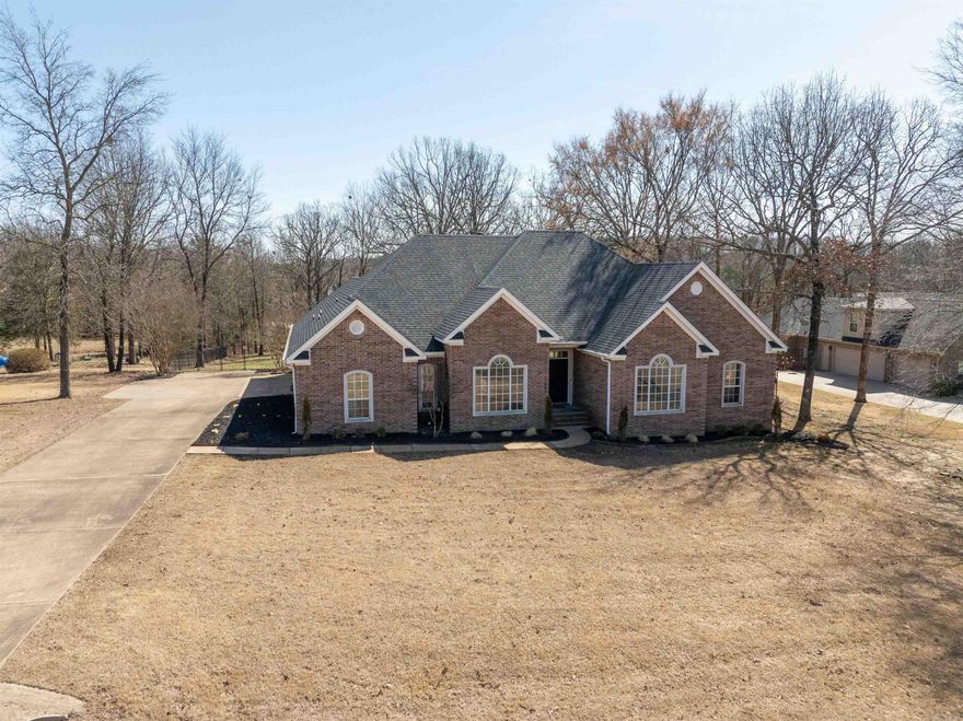 New on the market-West Side of Searcy! This beautifully updated, single-level home offers 4 bedrooms and 2.5 bathrooms, all thoughtfully designed for comfort and functionality. Situated on a generous .75-acre lot in a wonderful neighborhood this property combines space, style and convenience. Step inside to find fresh paint brand new flooring, updated lighting and vaulted ceilings that create an open, airy feel throughout. The kitchen has oak cabinetry, new quartz countertops, and plenty of workspace-perfect for everyday living and entertaining. Primary bedroom features large walk-in closets, providing exceptional storage. Outside, enjoy a fully fenced backyard with room to relax, play or entertain. The home also boasts 2-car garage plus a separate golf cart garage. Move in ready and ideally located this home checks all the boxes for space, updates and neighborhood appeal.