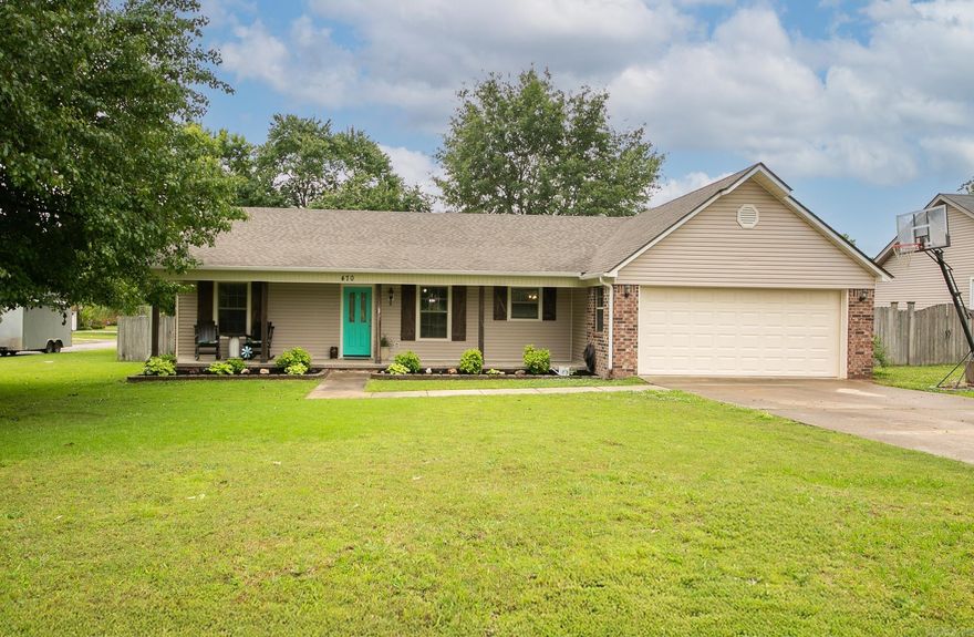 Fantastic 3 Bed, 2 Bath home on corner lot in Cabot School District.  Well cared for home with large covered porch in front and large deck in back perfect to enjoy the large fenced-in yard.  Great room has vaulted ceiling and wood-burning fireplace.  Primary is split apart and features a large walk-in closet. HVAC replaced in 2022, Roof replaced in 2023, new garage door in 2024. This home offers the ease and convenience of town while giving you the quiet feel of the country.  This property is move-in ready and won't last long.  Contact the listing agent for more details or to schedule a showing.