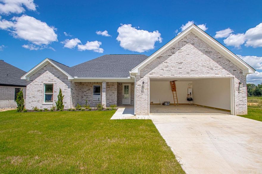 One of Bryant's Newest subdivisions.  Come check out this 4-bedroom home with a relaxing back porch.  This home has some extra trim throughout with tongue and groove ceilings in the living and custom beams in the primary bedroom.  Access from the primary closet to the laundry makes those chores easier.  Make your appointment today!