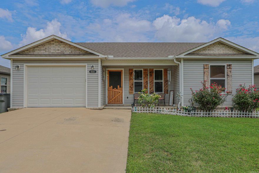 Welcome to the market, 509 Elizabeth Dr in Paragould, Arkansas! If you're looking for farmhouse charm in an all-electric, modern, like-new low-maintenance home - this is it! Built in 2016, this beautiful home features two large bedrooms with generous close space, one bathroom accessible from both the primary suite as well as common living spaces, an open floorplan, vaulted ceiling in the living room, and full utility room for laundry, storage, and even pantry space! Upon first entry, you'll immediately see the love poured into this home by its sole owners in the amount of custom updates throughout! Nestled in the wood privacy fenced backyard, you will find a small shop/shed perfect for storage and hobbies, and a back deck perfect for grilling out and entertaining your guests. A detached single car garage is another nice touch to this rare beauty! At this price point, it won't be on the market long - call your favorite agent today to schedule your private tour!