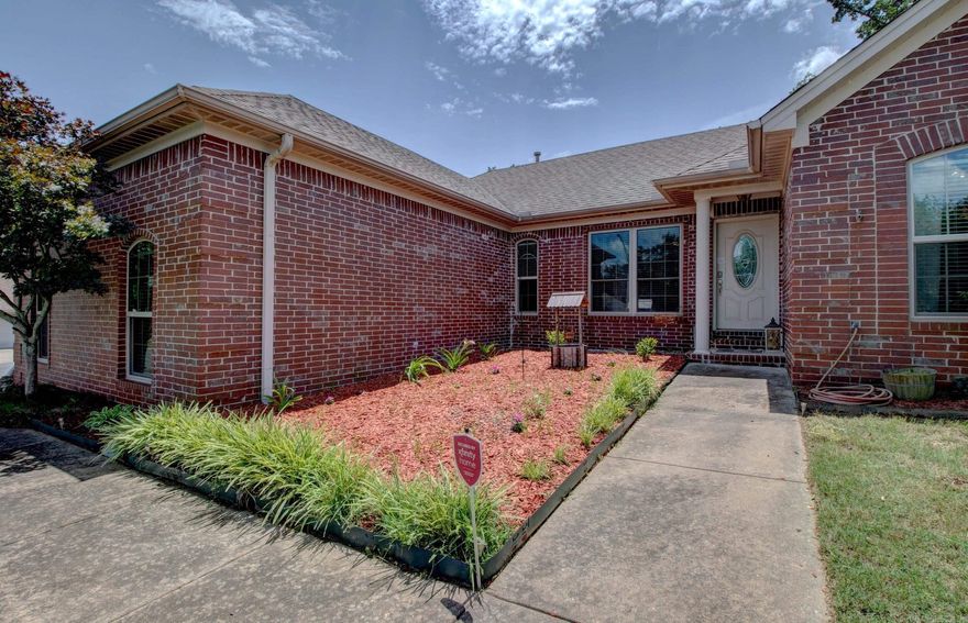 Look no further! This great home is close to everything! Just a short drive to the Airbase! This home has a woodburning fireplace with gas start if needed, Everything electric except the fireplace and central heat, Water heater replaced March 2025, Roof was replaced in 2018 or 19, NEW windows in June 2024, Walk in shower and hall bath tub replaced in Oct 2023, HVAC has been serviced yearly. The yard is a large corner lot and from the pictures you can see there is plenty of play room for the kids as well as garden space! Large patio covered with a stained wood Pergola.  Kitchen has a breakfast bar and eat in dining area. large living room has enough space for your space and a play area for the kids if you want. Call today for your personal showing! Sq ft is from appraisal. Seller will need to close after Aug 1, 2025