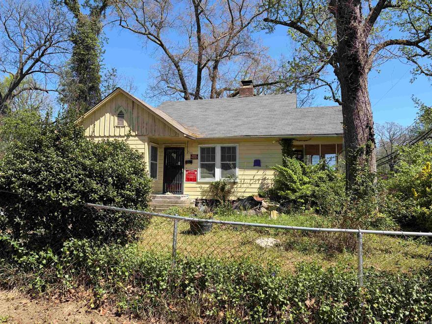 Investor special! Located at 2123 S. Valentine St in Little Rock, this property presents a great opportunity for a full renovation or potential rebuild. Home has sustained fire damage and is being sold as-is. Priced at $24,500, this is a great addition to your investment portfolio. Cash offers preferred. Bring your vision and contractor!
