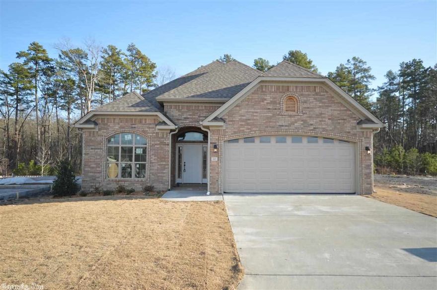NEW one level house built by Graham Smith Construction in Chenal's newest neighborhood. This house will feature a spacious open floor plan, rich hardwood floors, thick crown molding, solid granite counter tops, tons of storage and more. Get in early to pick out paint colors, flooring etc. Approximate completion date is Dec/Jan.
