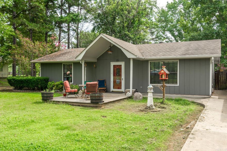 Curb appeal with almost an acre lot! This home has lots to offer as it feels like country living but a very convenient location! The back yard is relaxing and you will enjoy the sunroom and outdoor spaces for a workshop or just more storage! New appliances! Lots to offer and all under 200,000!