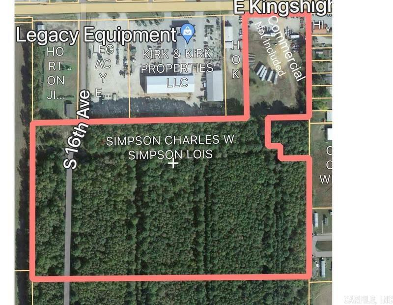 62+ Acres located partially in and partially outside the city limits of Paragould, mostly timber acreage Zoned Agriculture, this property is visible from the East 412 Bypass. Commercial Front Lot is Not Included.