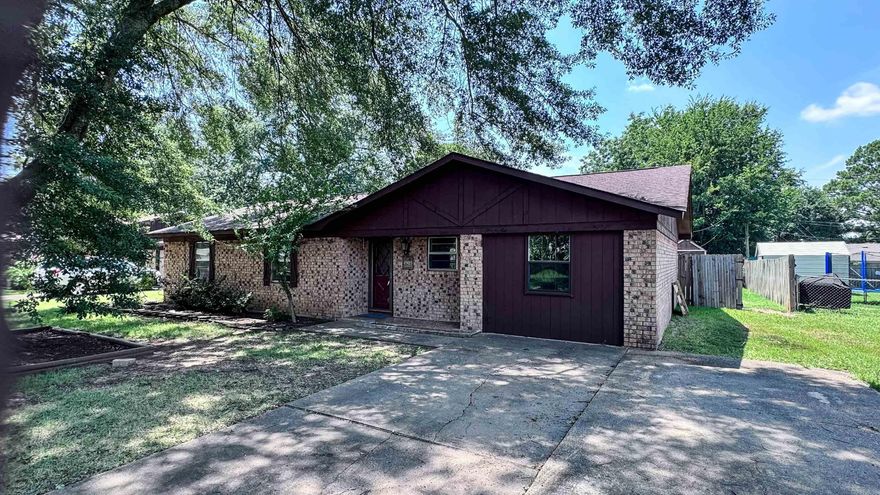 Welcome to this spacious and move-in-ready 3-bedroom, 2-bathroom home, boasting 1,942 sq. ft. of inviting living space. Perfect for families and entertaining, this home features an open-concept layout with a large living room, recently remodeled kitchen, and a cozy fireplace. Freshly painted, brand new flooring throughout and a newly added big pantry, this home is ready for you to move in and make it your own. The expansive backyard with a shed offers ample space for outdoor fun and relaxation. Located in Texarkana neighborhood, just minutes from local schools, parks, and the amenities of Bobby Ferguson Park. Some photos are virtually staged to showcase the home’s potential when furnished. Don’t miss this gem—schedule your showing today!