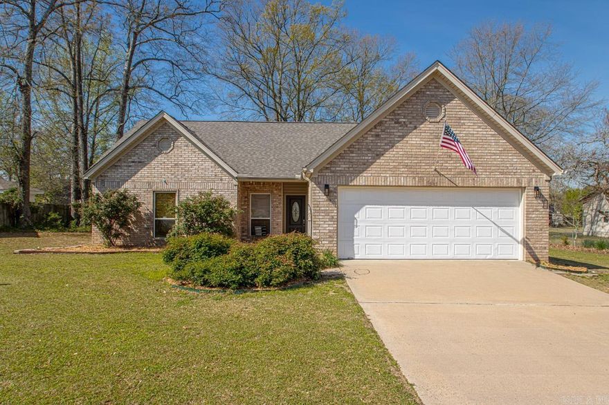 Fantastic 3 bedroom, 2 bath home with large lot and plenty of updates! The spacious living room features a cozy fireplace and is perfect for relaxing or entertaining. The kitchen has lots of cabinets, built-in microwave, and flows seamlessly into the dining area making it ideal for hosting dinner parties. Enjoy ample closet space throughout including two separate walk-in closets in the primary bathroom along with a shower. Other notable features include laundry room, new LVP flooring and carpet in all bedrooms as well as original tile in wet areas ,new Dining room light fixture, brand new roof installed (2024) and HVAC system replaced only three years ago (2021). This lovely brick and siding house also includes front load two car garage plus extra parking spaces on driveway. Don't miss out on this incredible opportunity to own your dream home complete with 16X26 shop featuring one overhead manual door! See remarks